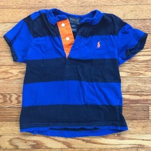Ralph Lauren Cotton Jersey Striped Crewneck Tee